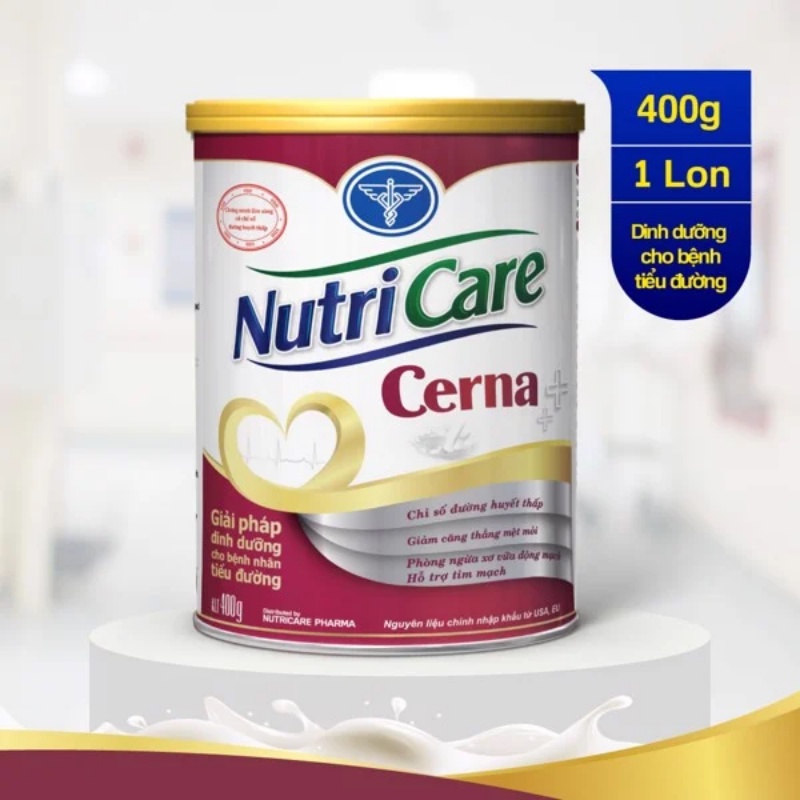  Sữa NutriCare Cerna giúp cho chỉ số đường huyết thấp
