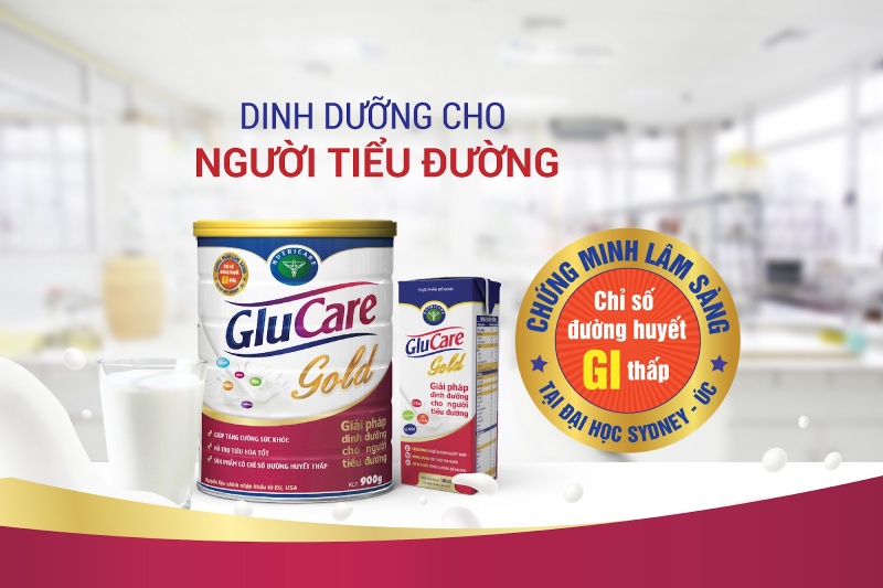 Glucare Gold của Nutricare dành riêng cho người bị tiểu đường Glucare Gold của Nutricare dành riêng cho người bị tiểu đường