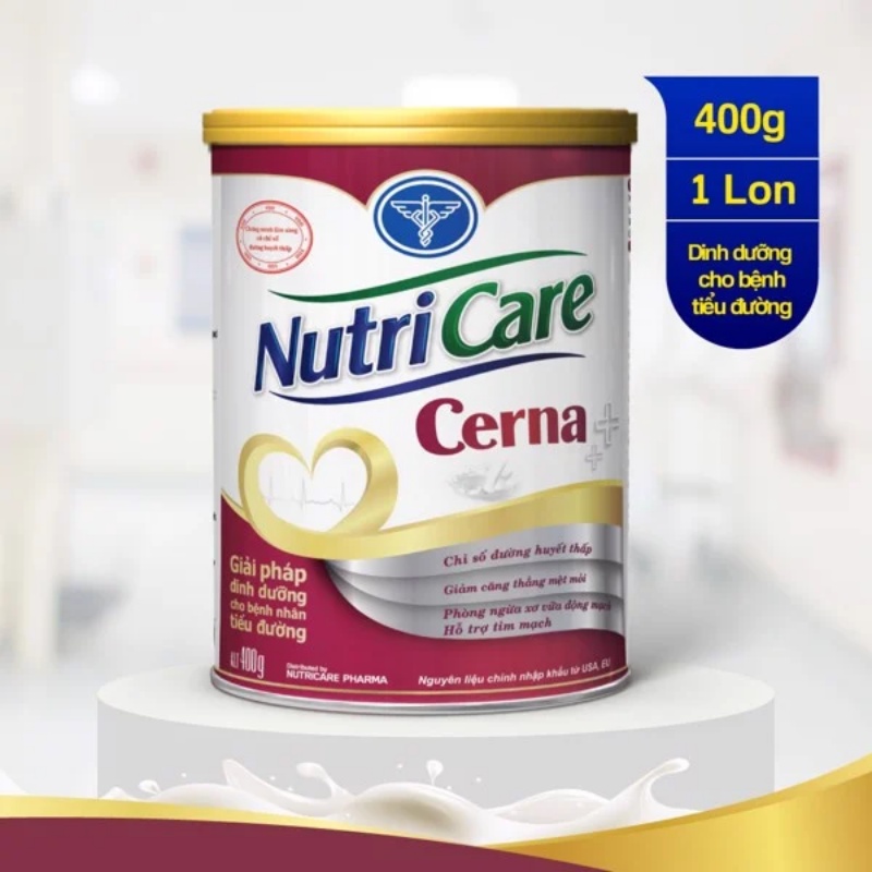 Sữa NutriCare Cerna giúp cho chỉ số đường huyết thấp Sữa NutriCare Cerna giúp cho chỉ số đường huyết thấp